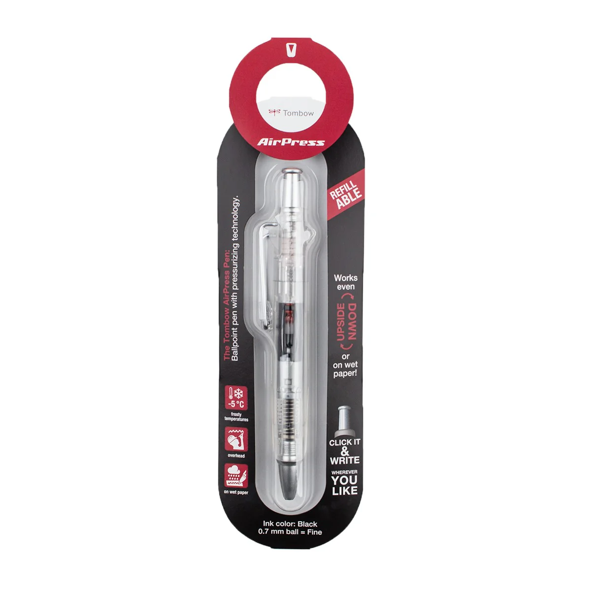 AirPress Ballpoint Pen, Clear - Image 11