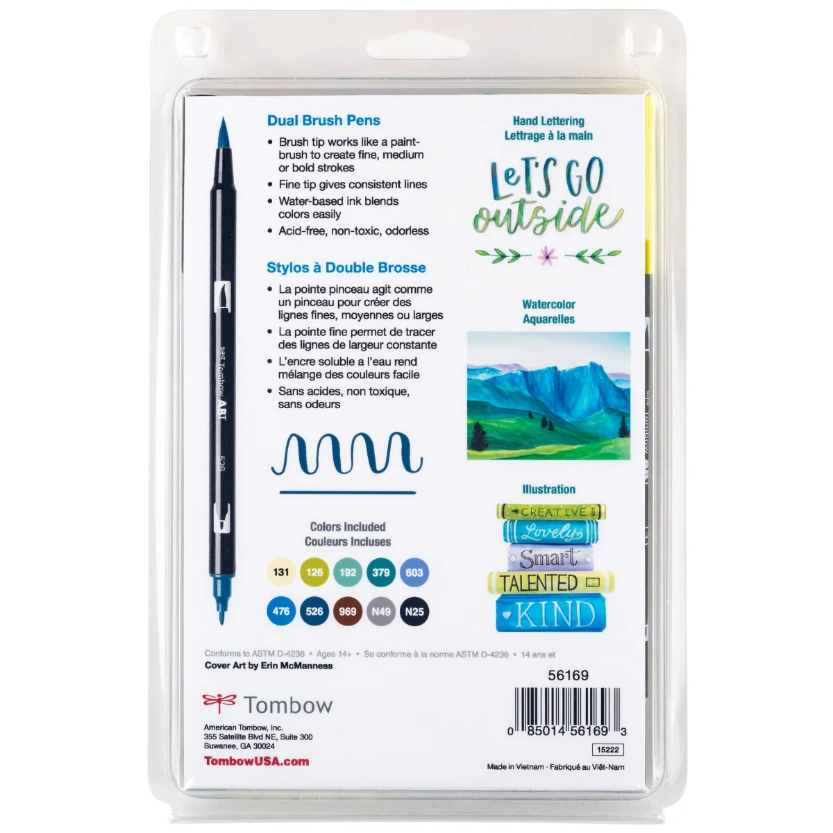 Dual Brush Pen Art Markers, Landscape, 10-Pack - Image 10