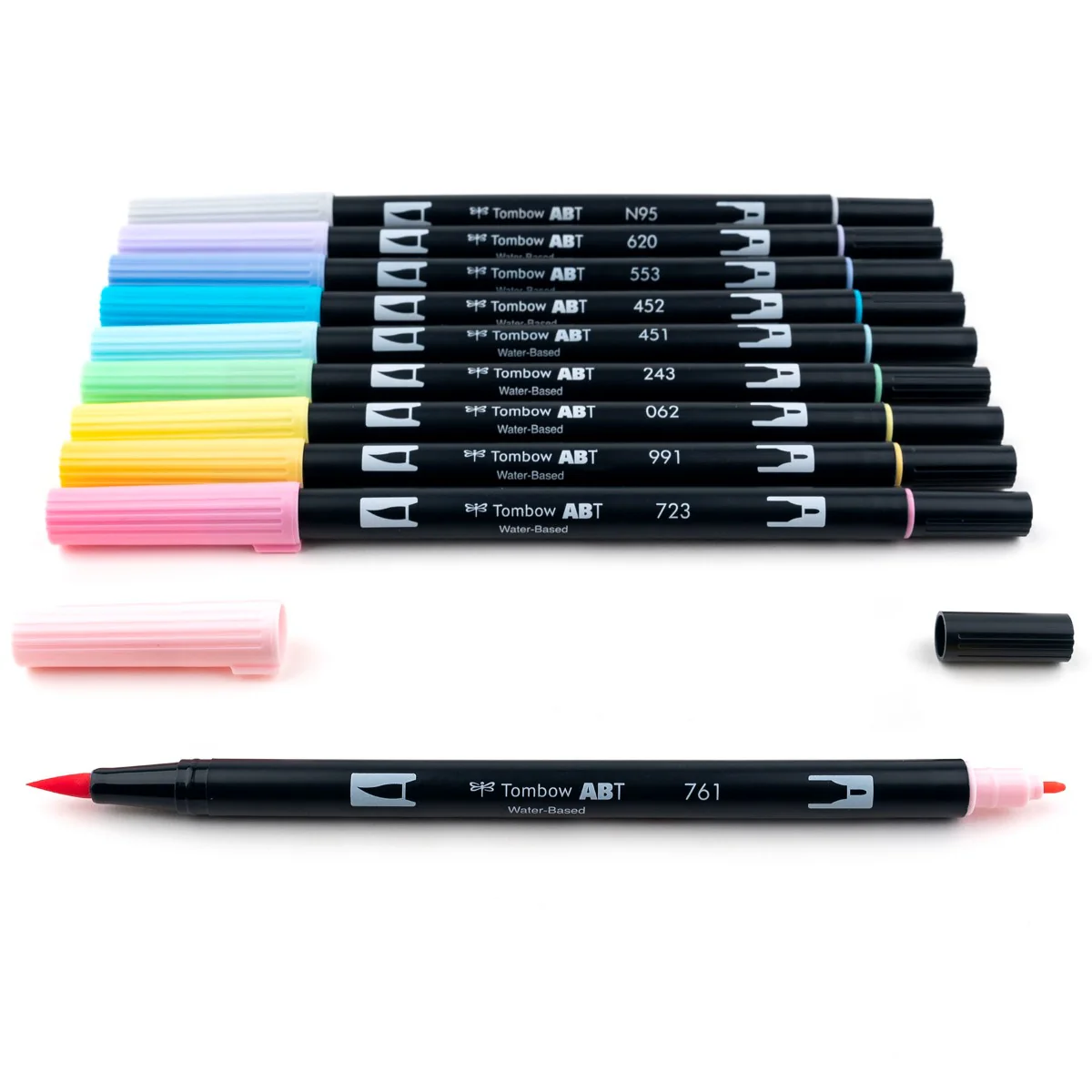 Dual Brush Pen Art Markers, Pastel, 10-Pack - Image 3