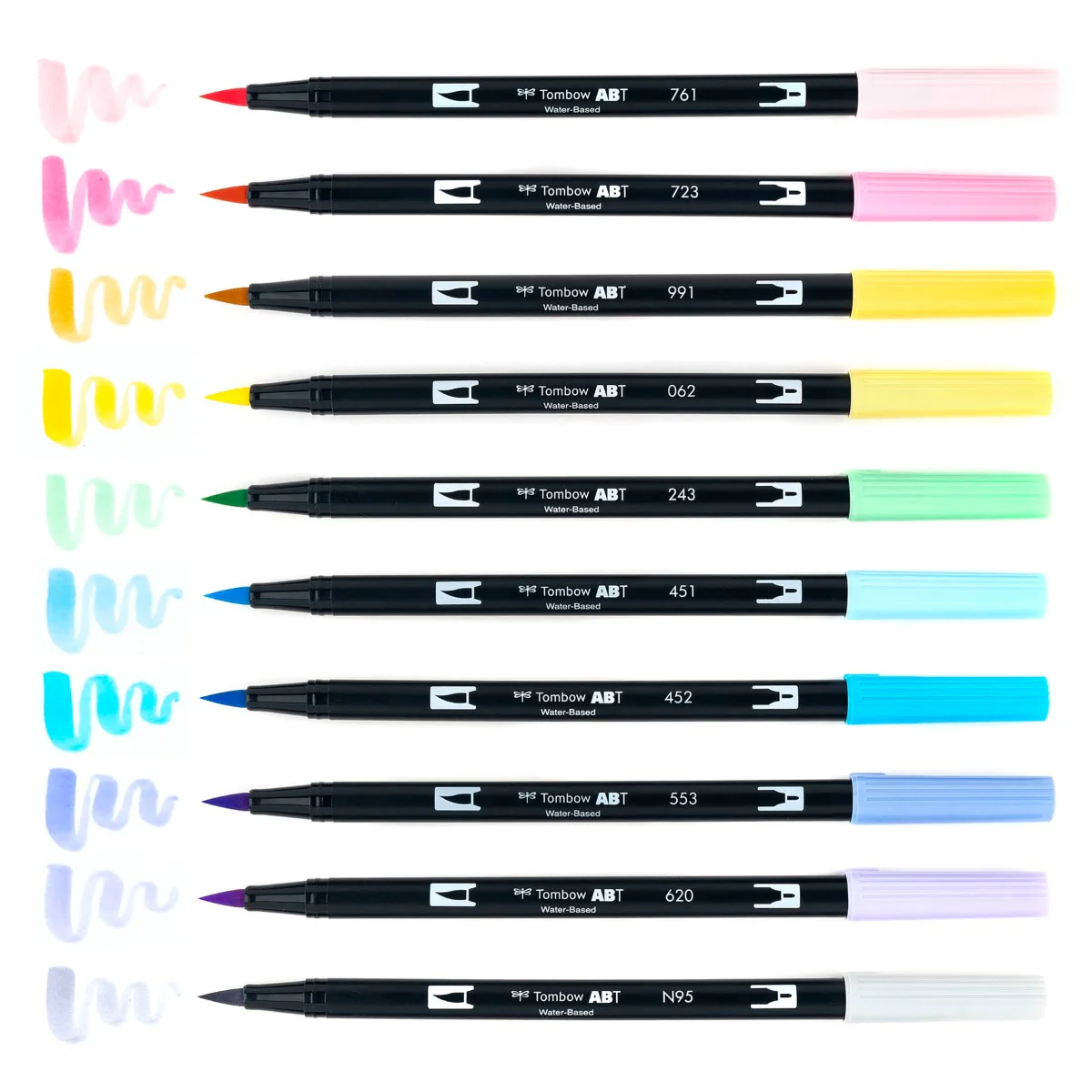 Dual Brush Pen Art Markers, Pastel, 10-Pack - Image 5