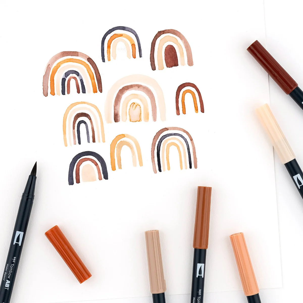 Dual Brush Pen Art Markers, Portrait, 10-Pack - Image 10