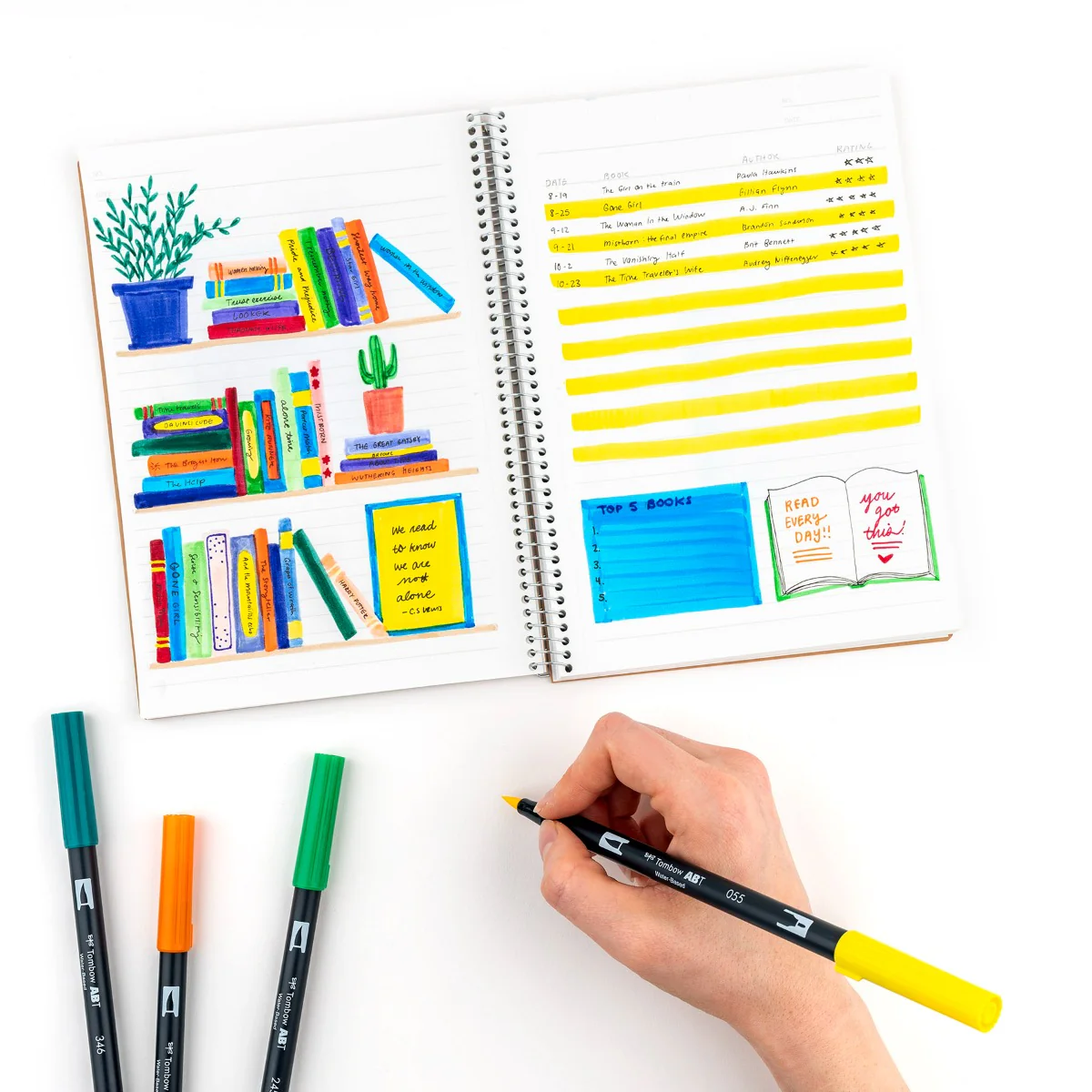 Dual Brush Pen Art Markers, Primary, 10-Pack - Image 10