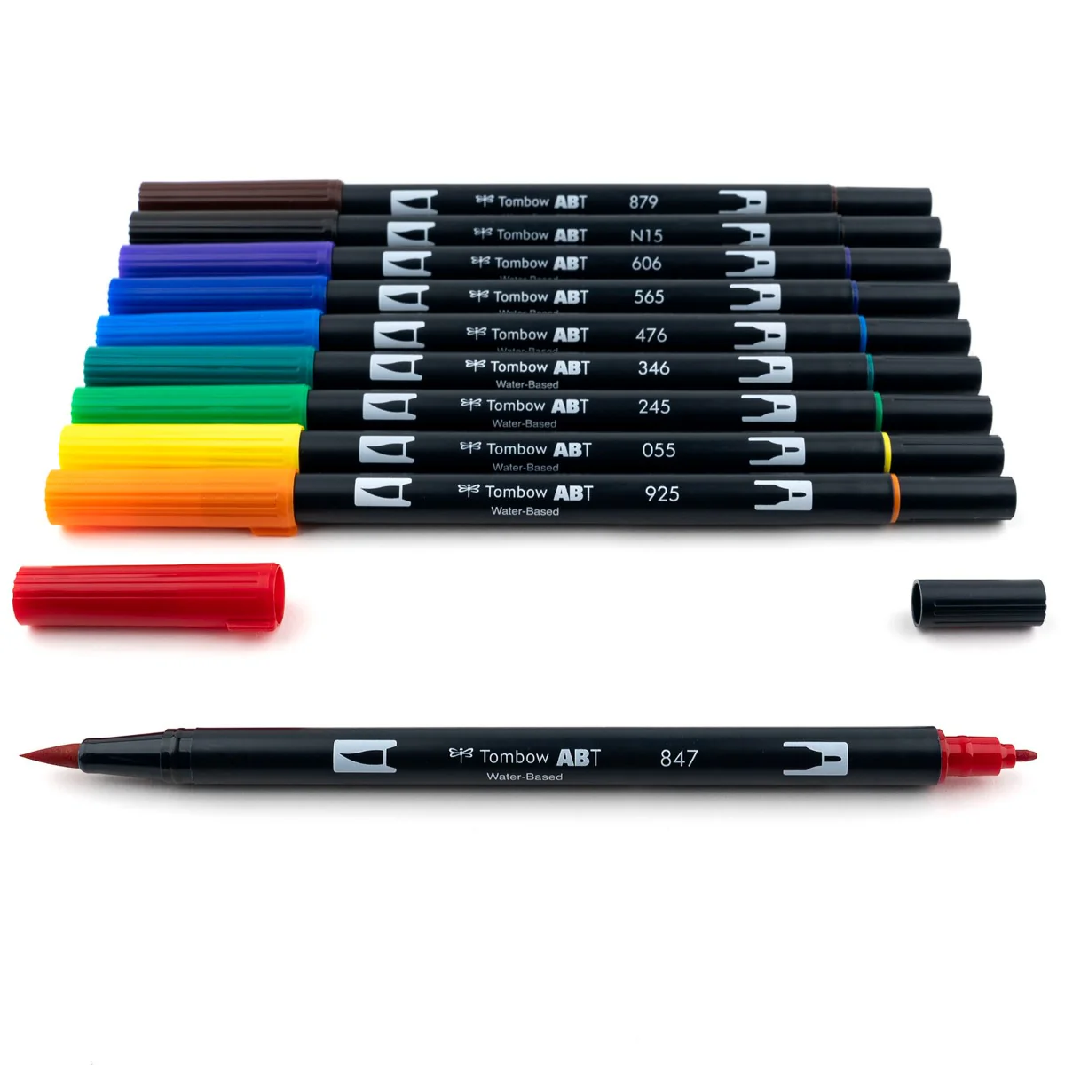 Dual Brush Pen Art Markers, Primary, 10-Pack - Image 3