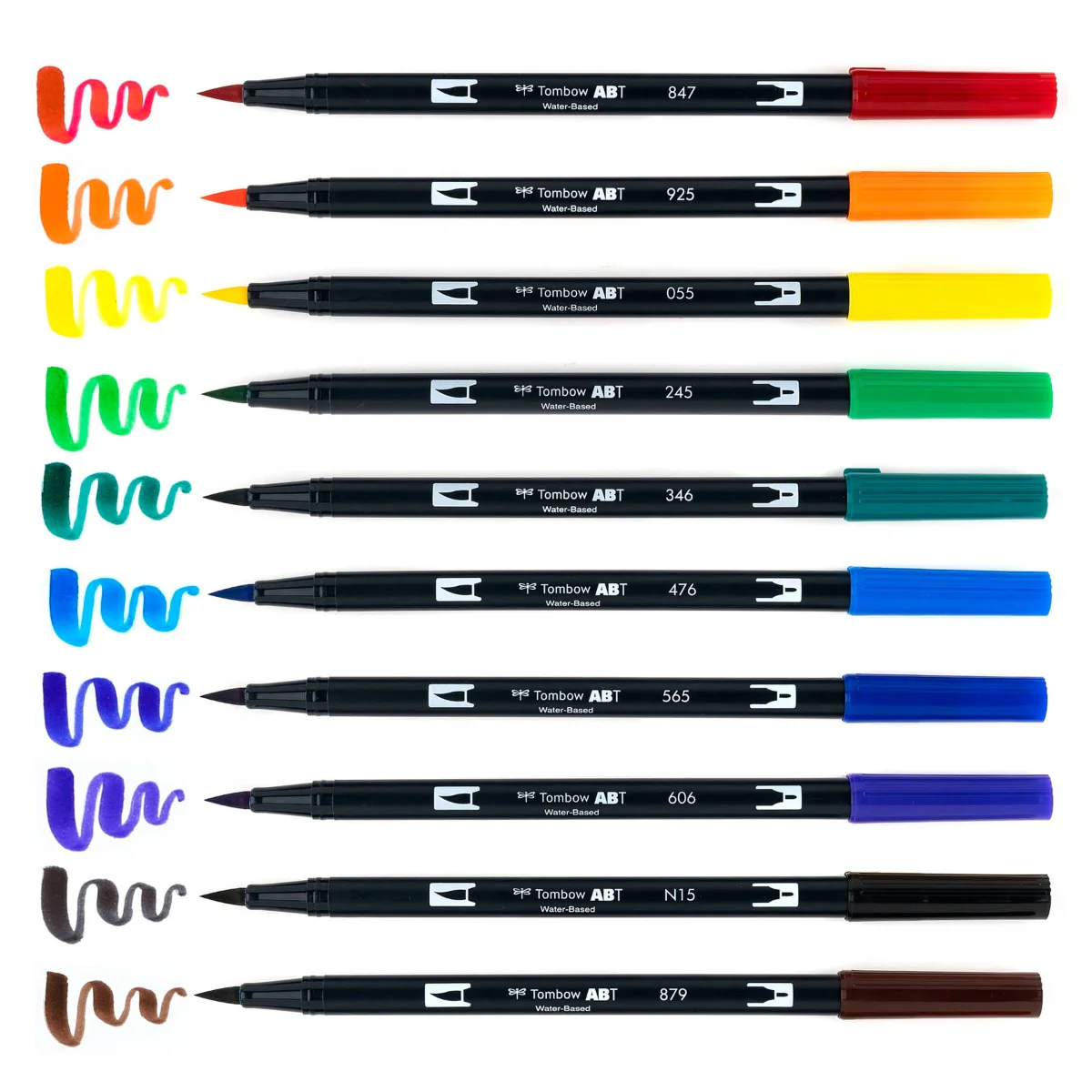 Dual Brush Pen Art Markers, Primary, 10-Pack - Image 5