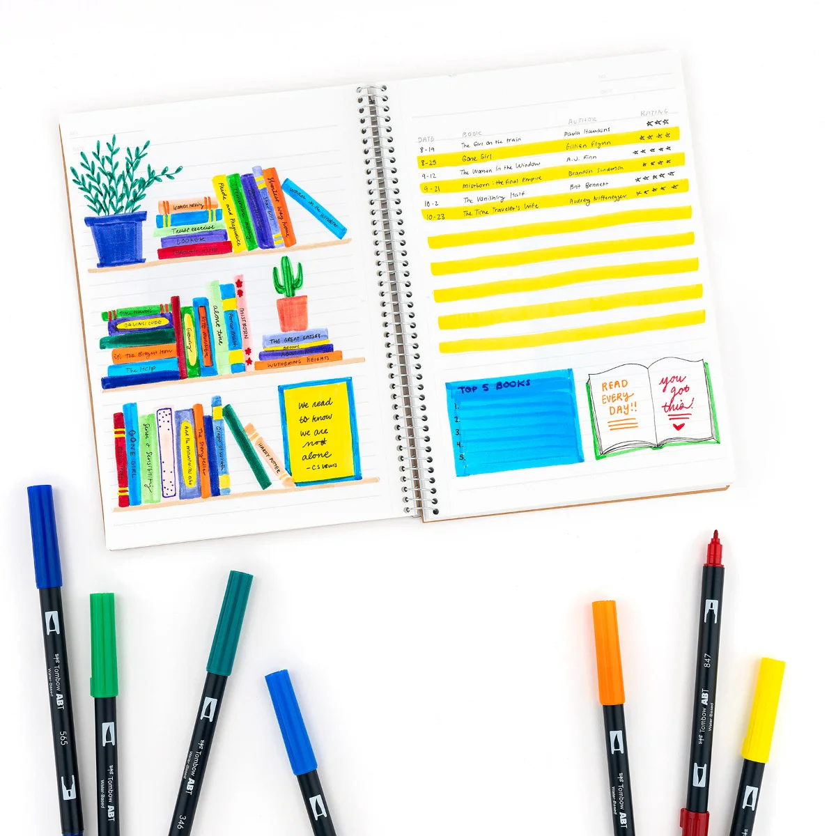 Dual Brush Pen Art Markers, Primary, 10-Pack - Image 9