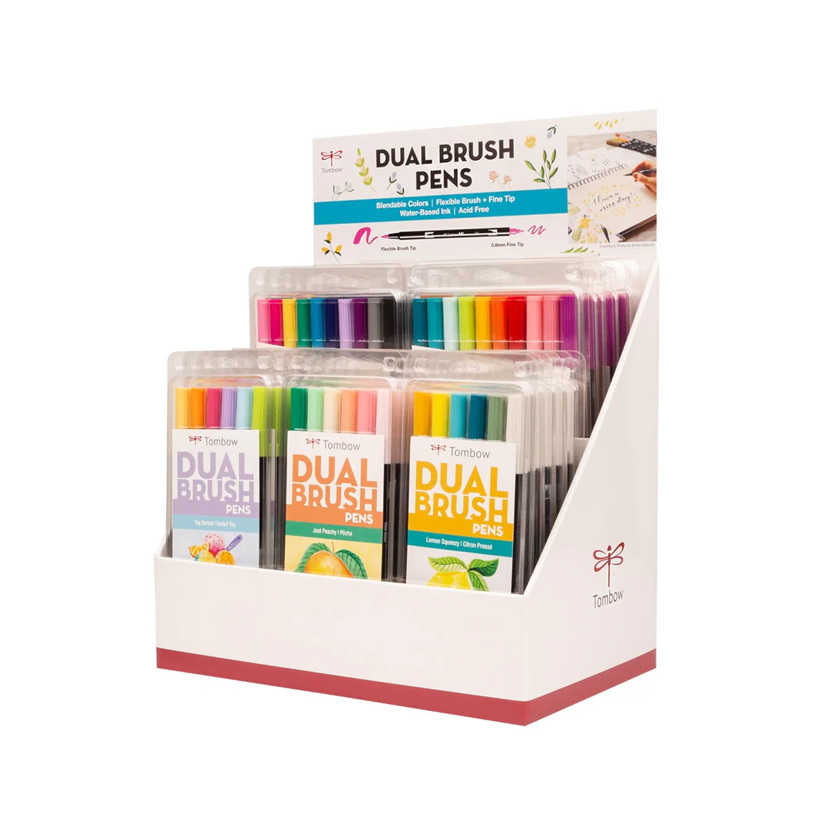 Dual Brush Pen Tabletop Display - Image 4