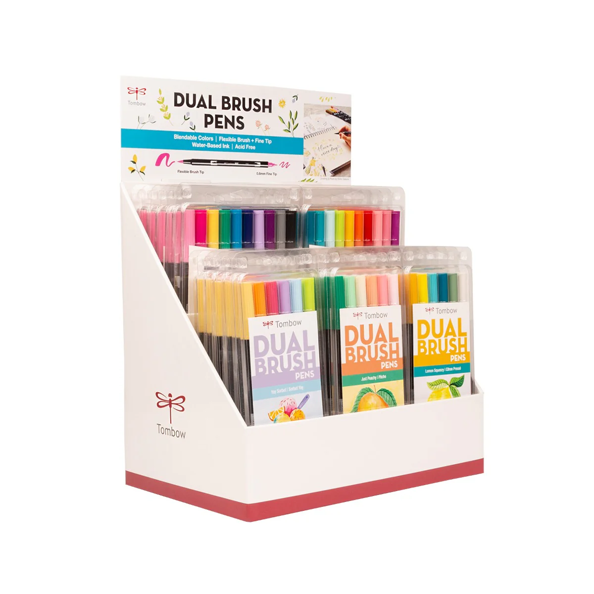 Dual Brush Pen Tabletop Display - Image 5