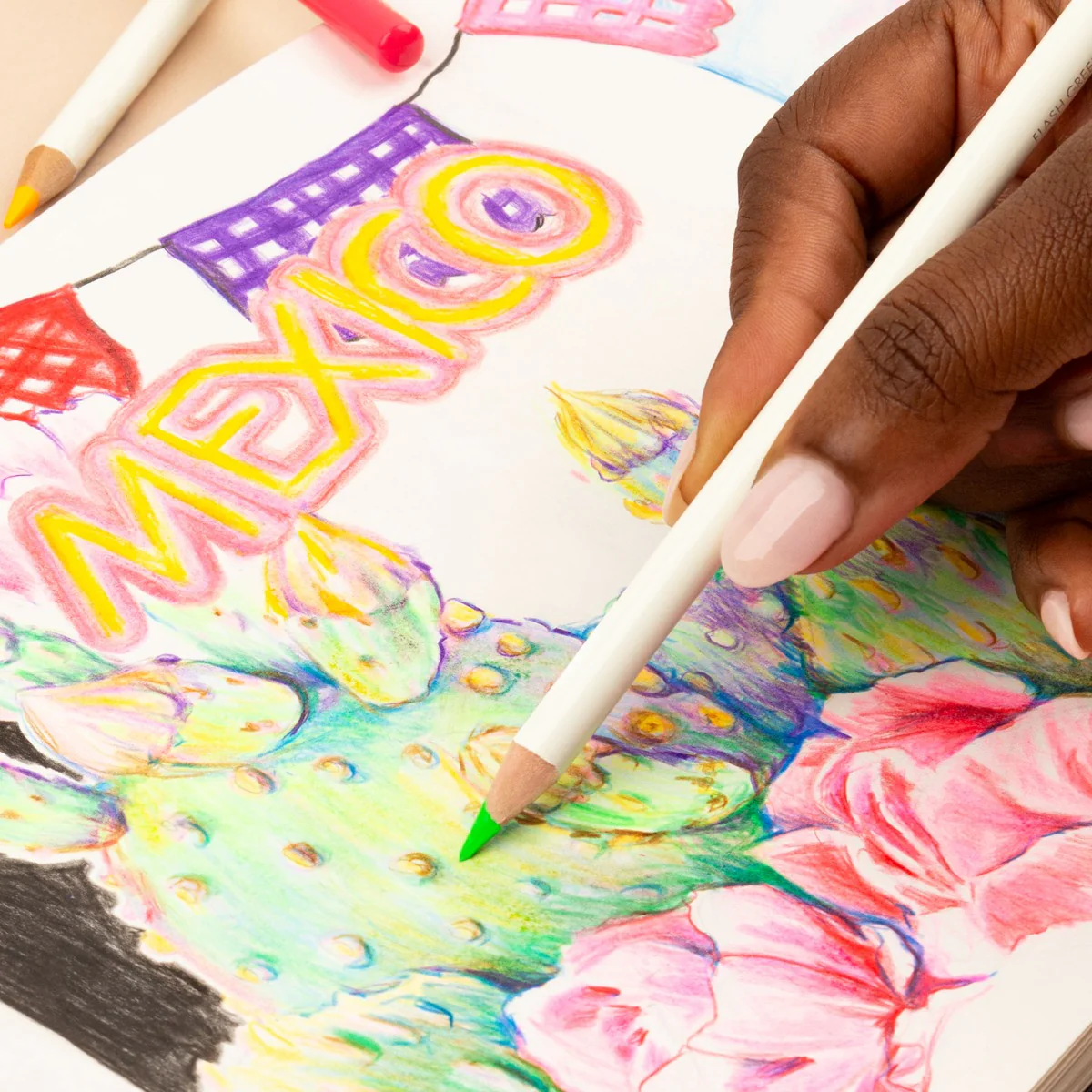 Irojiten Colored Pencil Set, Vivid - Image 5