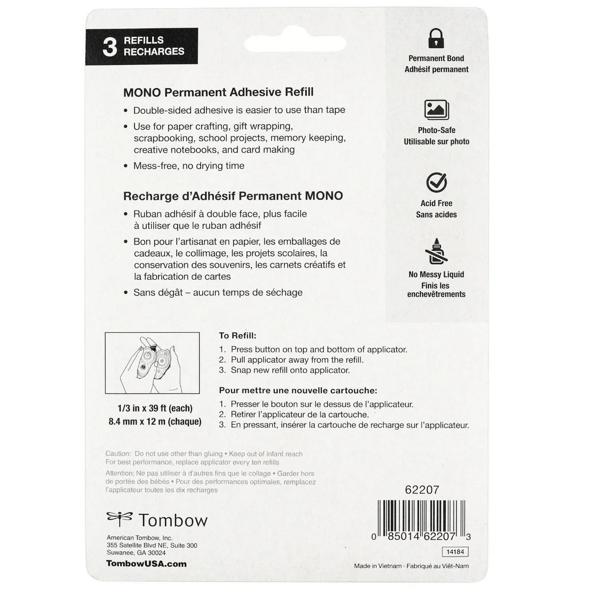 Refill Value Pack, MONO Adhesive Permanent - Image 7