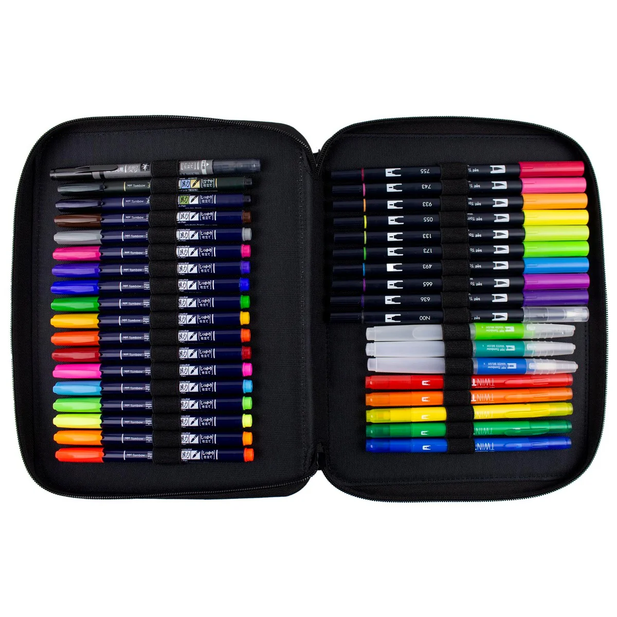 Tombow Zippered Marker Storage Case, Oyster - Image 4